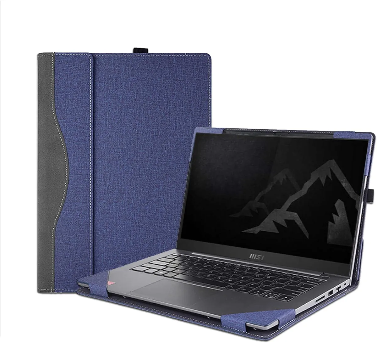 BONAEVER BONAEVER Hard Case for MSI Summit E13 Flip Evo 13.4 inch Blue — product photo