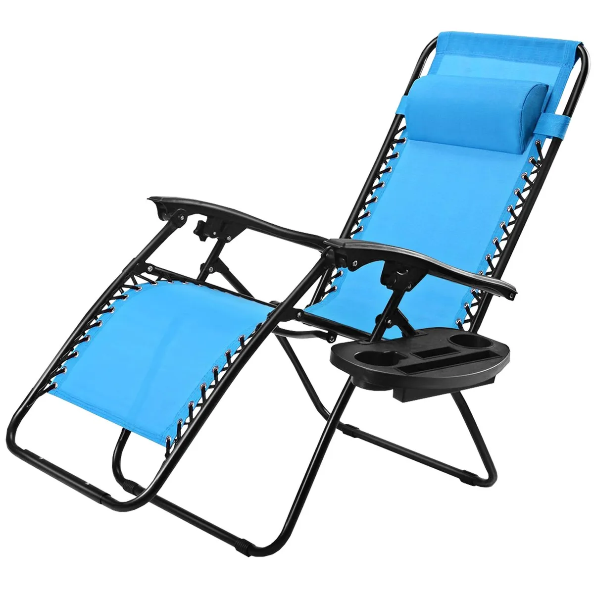 SlickBlue SlickBlue Zero Gravity Reclining Lounge Chair Light Blue — product photo