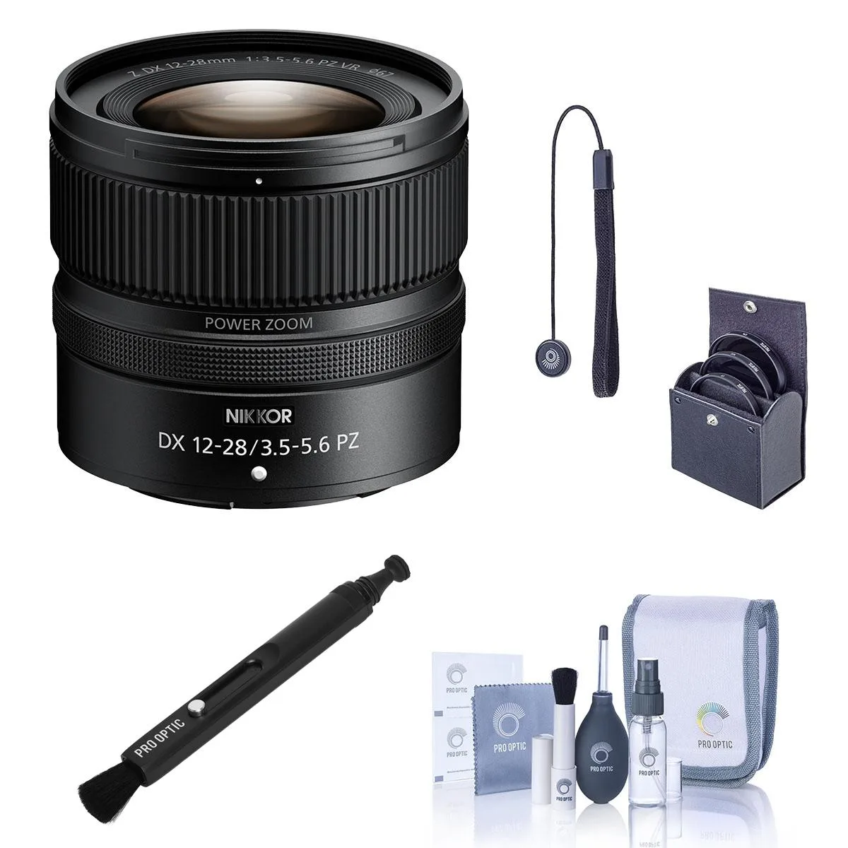 Nikon Inc Nikon NIKKOR Z DX 12-28mm f/3.5-5.6 PZ VR camera lens 67mm filter kit — product photo