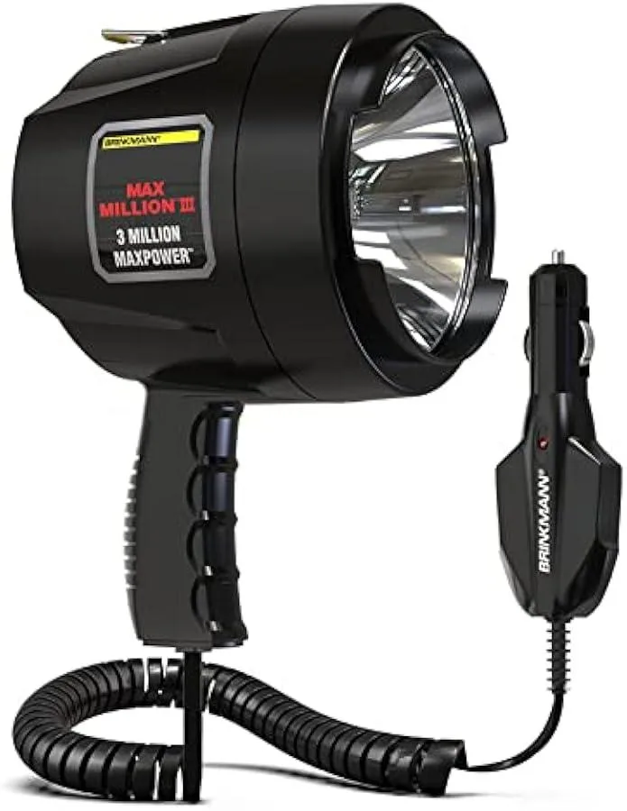 TAURKENAM TAURKENAM Max Million III Halogen Spotlight 1200 Lumen 12V DC Charger — product photo