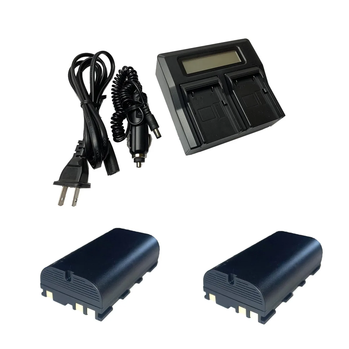Centenex Electronics Centenex Electronics AS-CHLEICA_GEB221-211-DUAL-2 2 Batteries + Dual Charger 2.6Ah — product photo