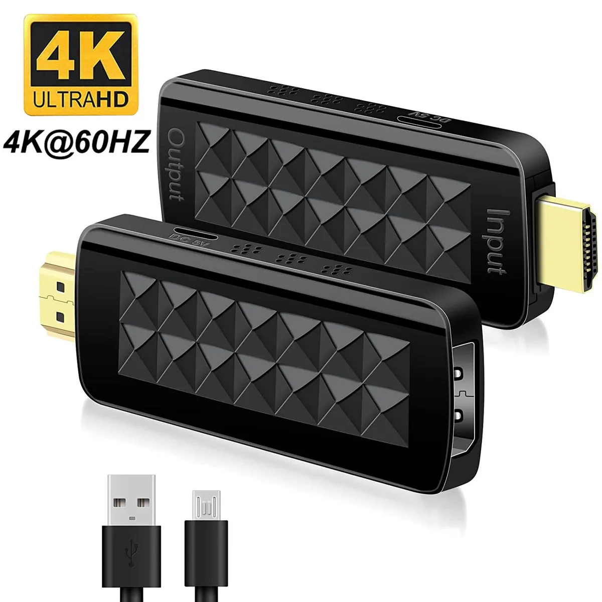 Jansicotek Jansicotek HDMI to DisplayPort Adapter 4K 60Hz HDMI 2.0 DP 1.4 audio video converter — product photo