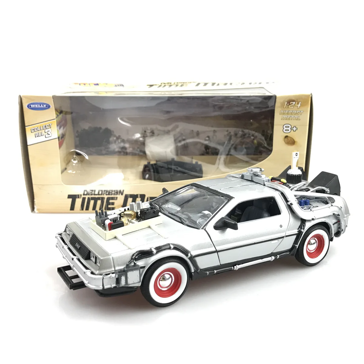 WELLY WELLY 22444 1:24 DeLorean DMC Back to the Future 3 Fly Mode vehicle — product photo