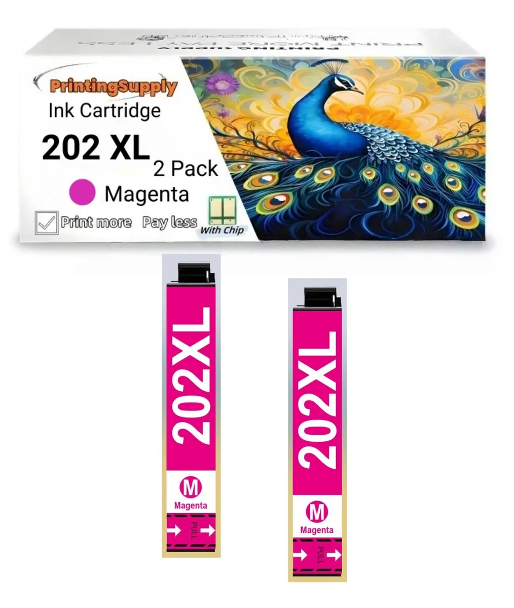 Aster Graphics Inc Aster Graphics Inc 202XL Magenta Ink Cartridge 2 Pack — product photo