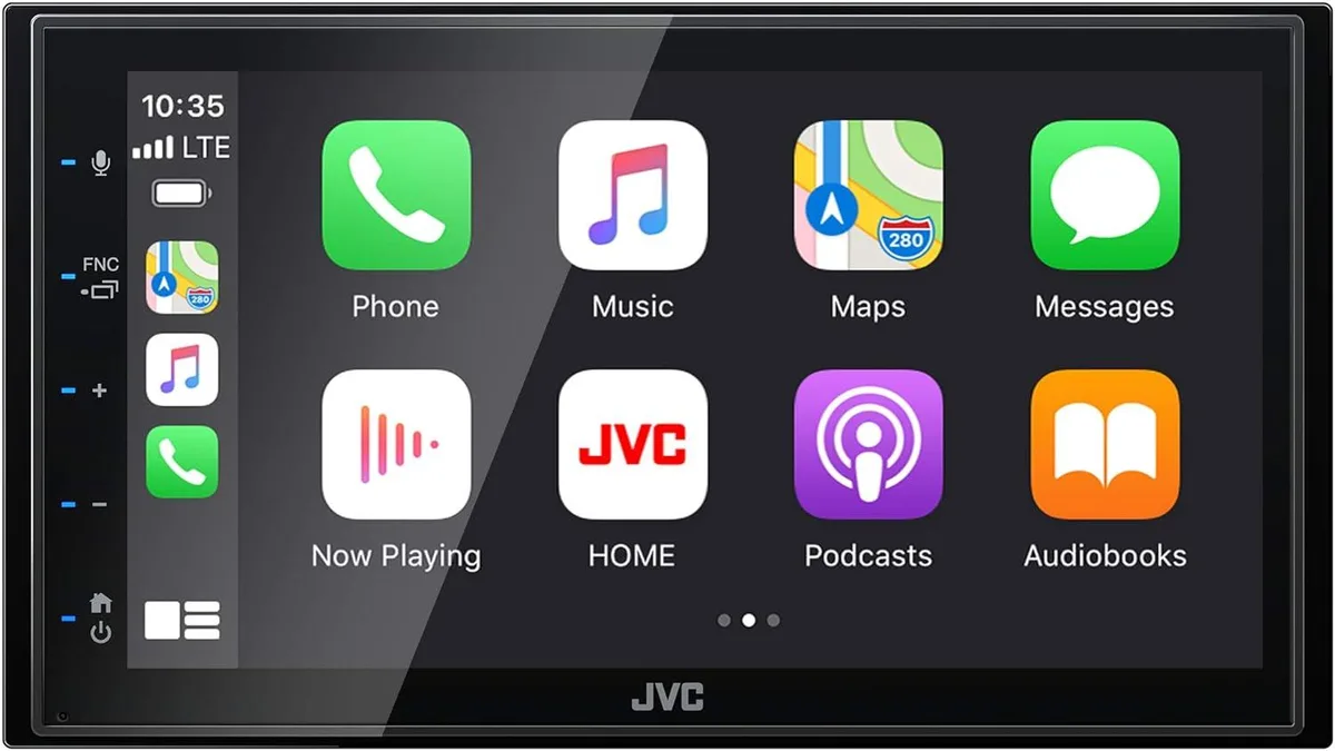 WUQ WUQ KW-M560BT 6.8" Double DIN CarPlay Android Auto car electronics accessory — product photo