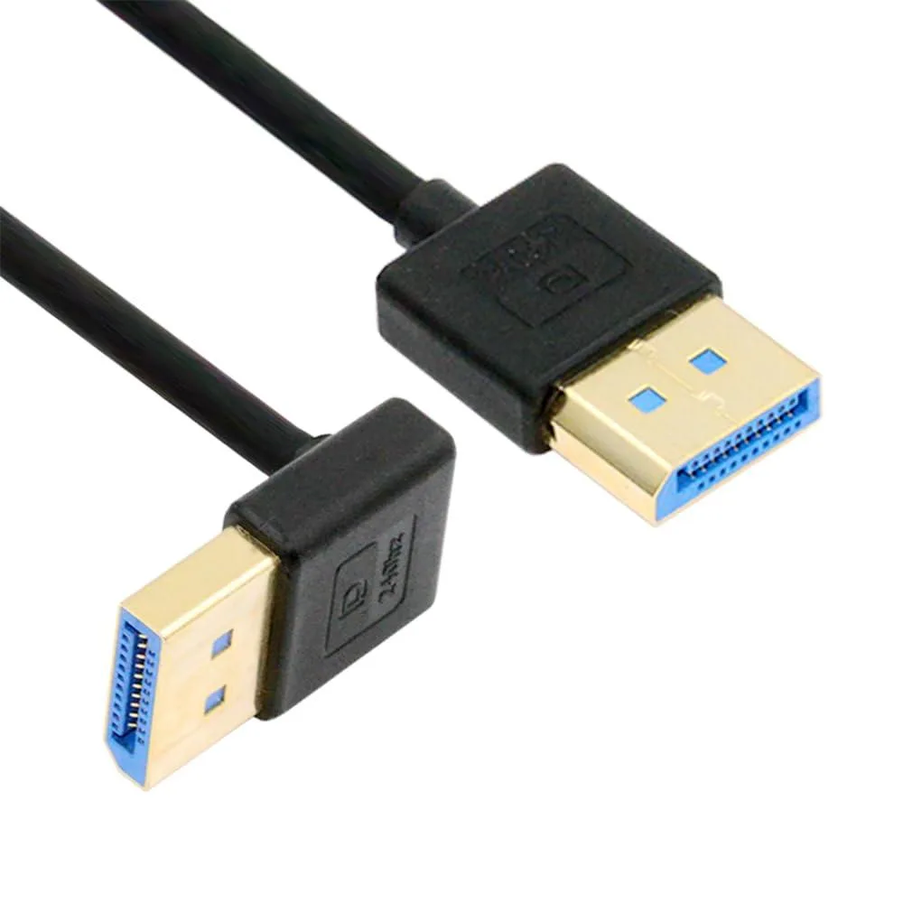 LORDWORLD LORDWORLD Ultrafine DisplayPort 1.4 Cable 8K 60Hz 4K 144Hz 90° 100cm — product photo