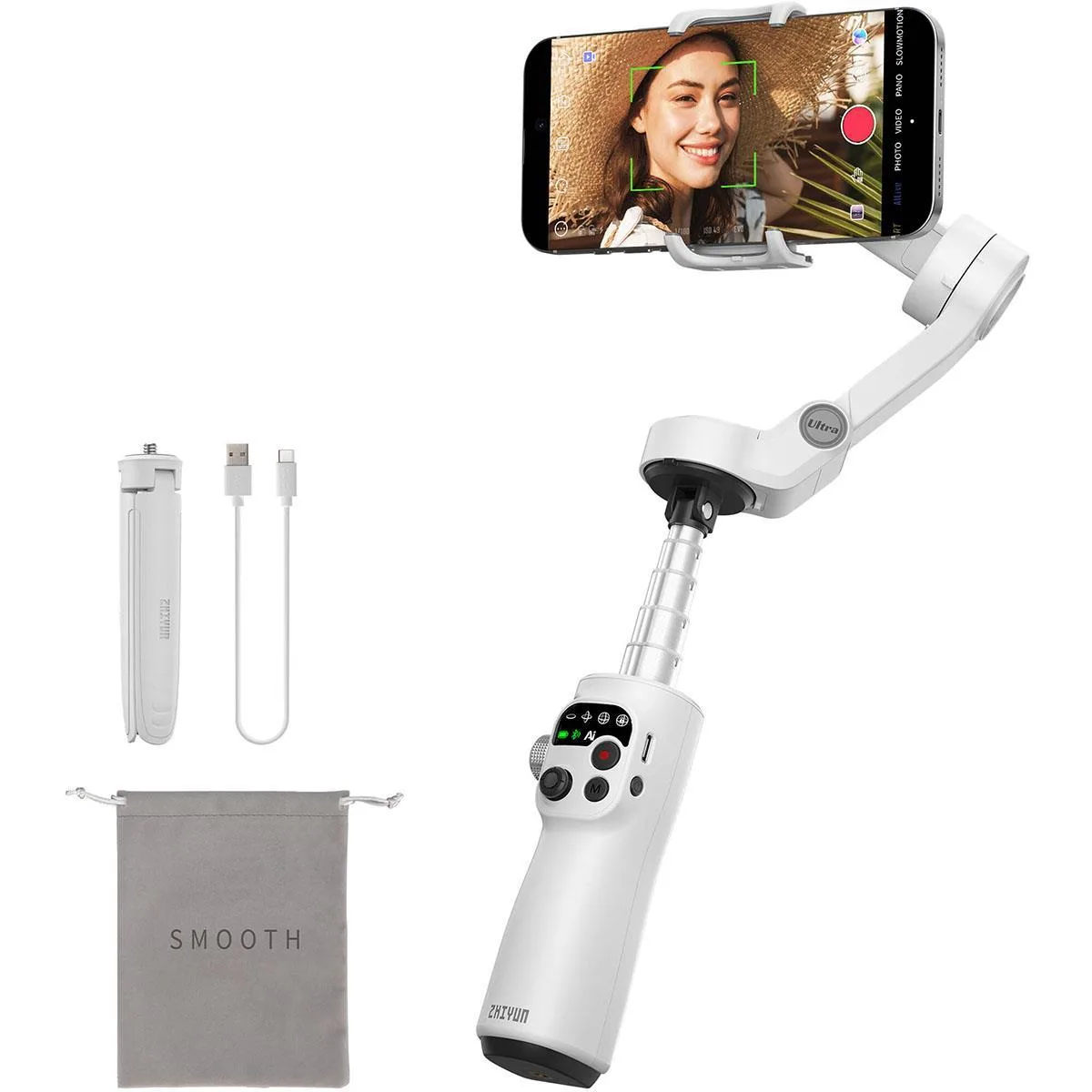 zhiyun Zhiyun Smooth Q5 Ultra smartphone stabilizer 13.5h battery — product photo