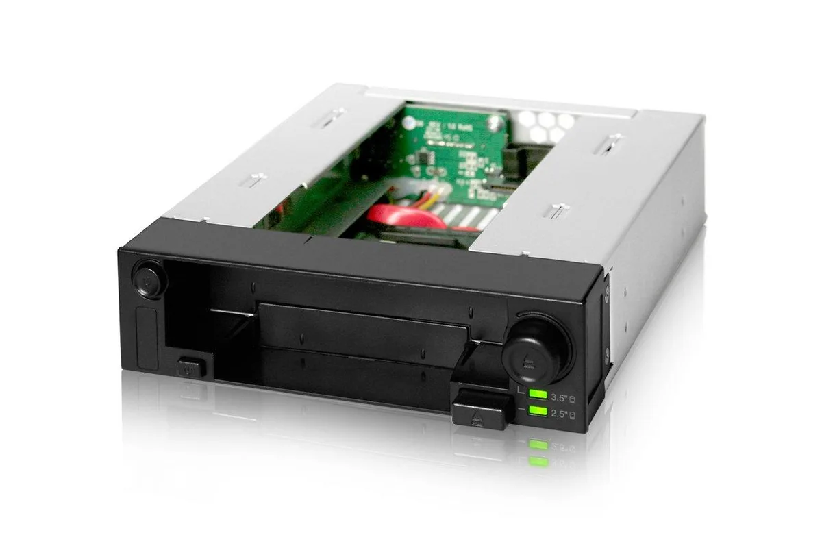 LORDWORLD LORDWORLD DuoSwap MB971SP-B 2 Bay 2.5" 3.5" SATA Hard Drive Adapter — product photo