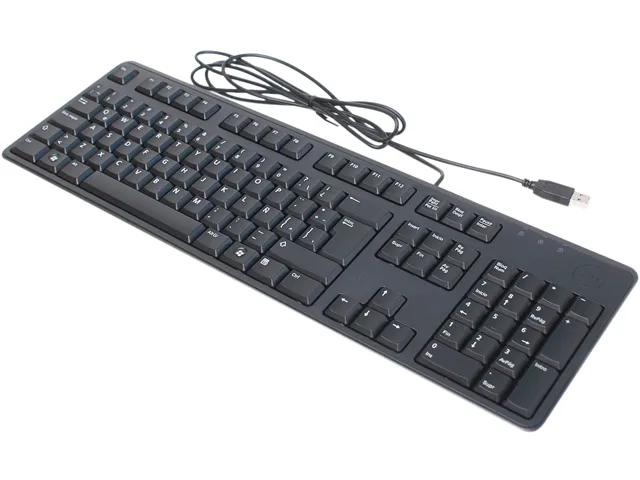 DELL DELL USB 104 Quiet Key Keyboard 0R4JW — product photo