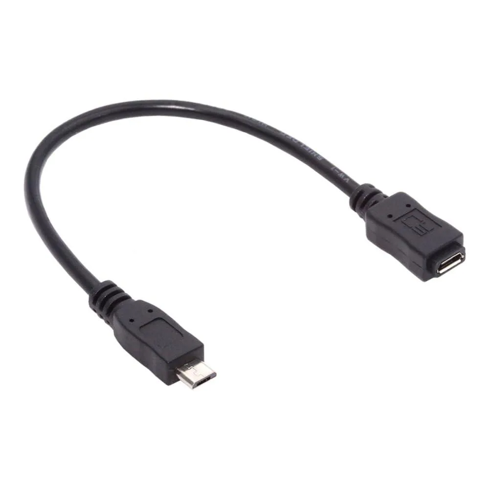 Fervit Fervit Micro USB 2.0 Male to Female Extension Cable 20cm — product photo