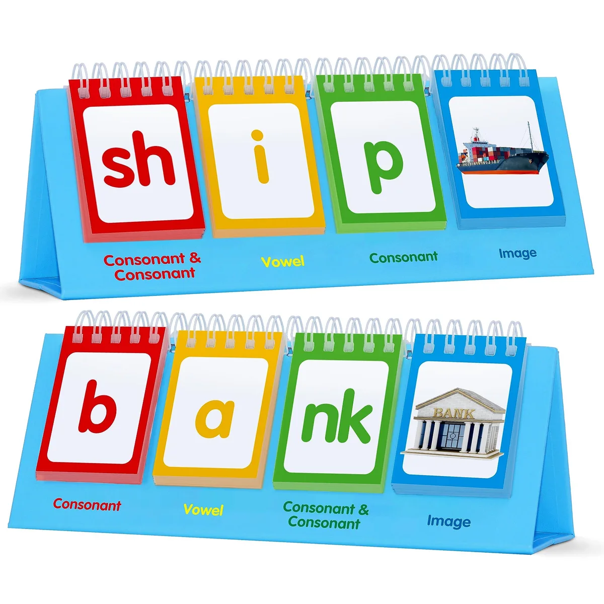  SpriteGru Gru331 CVCC CCVC Flip Chart 40 Words 80 Cards Educational Supply — product photo