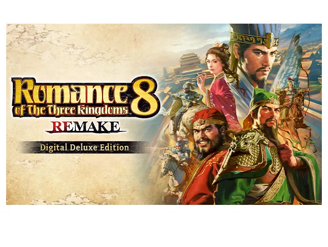 KOEI TECMO AMERICA CORP. KOEI TECMO AMERICA CORP. KT0105 Romance of the Three Kingdoms 8 Remake Digital Deluxe downloadable game — product photo