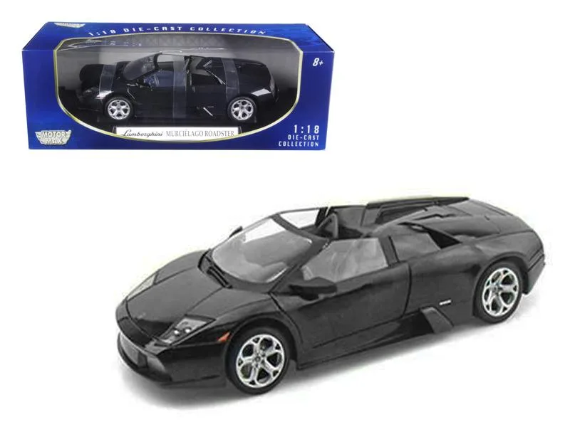 MOTORMAX MOTORMAX Lamborghini Murcielago Roadster Black 1/18 Diecast Vehicle — product photo