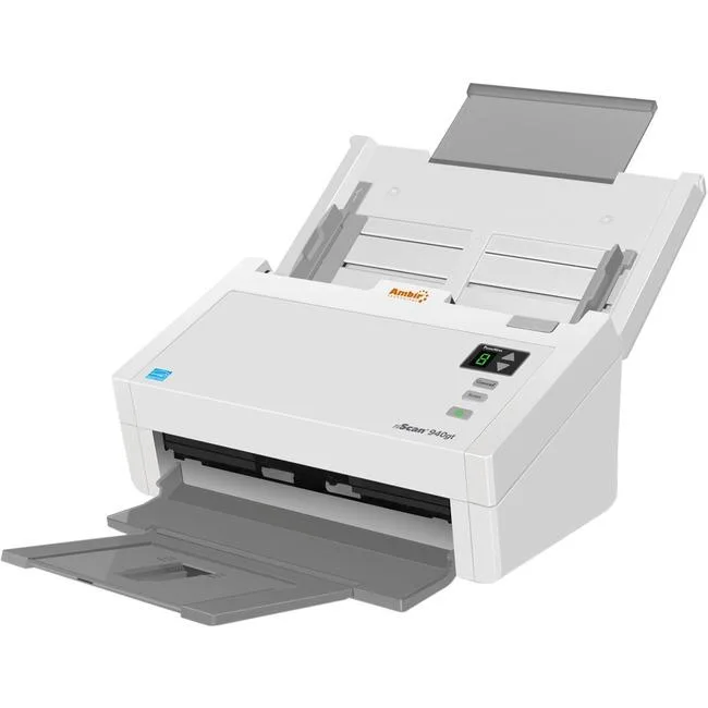 Ambir Ambir DS940GTAS flatbed scanner 40 ppm 80-sheet ADF 6000 pages daily — product photo