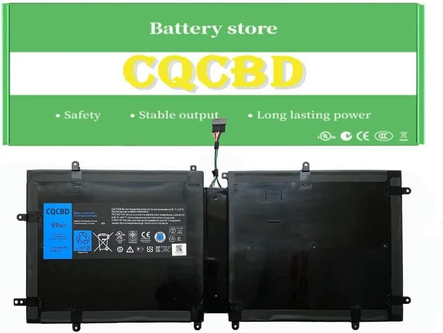 NShi NShi 4DV4C laptop battery for Dell XPS 18 1810 1820 series 14.8V 69Wh — product photo