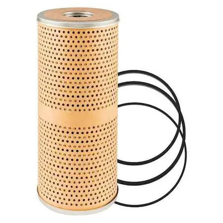 Cylindrical metal filter cartridge with textured finish and integrated end seals