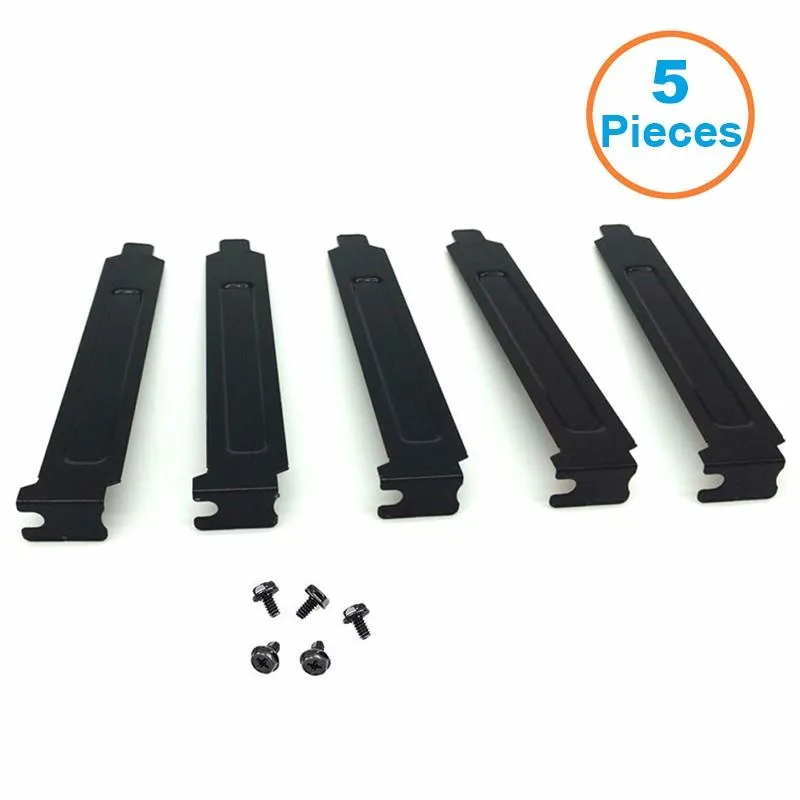 EN-Labs EN-Labs 11-001-348 PCI Slot Covers 5pcs Black Steel — product photo