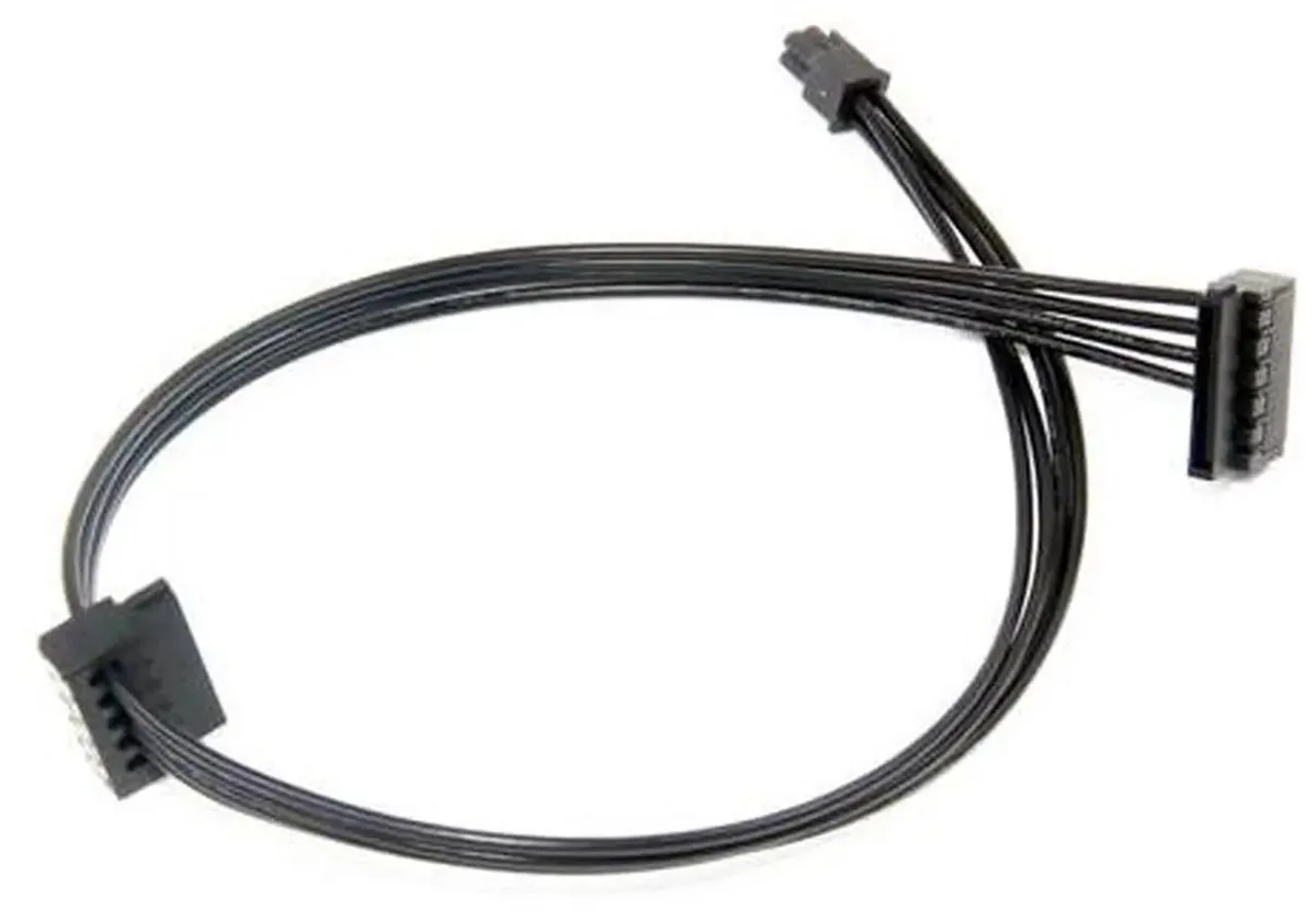 SMUGDESK SMUGDESK 5mm Mini 4Pin to Dual 15Pin SATA Power Extension Cable 45cm for Lenovo M410 M415 B415 510SA — product photo