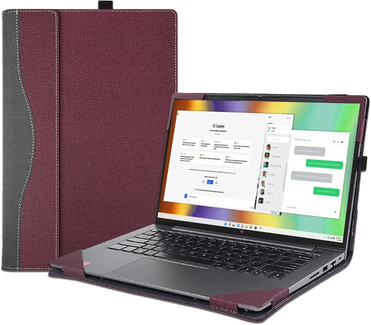 BONAEVER BONAEVER 13.3 inch HP Pavilion Aero 13-bg 13t-bg Laptop Case Coffee — product photo