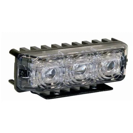 Buyers Products Company Buyers Products 5624433 4.375 Inch Clear Rectangular Projector Light 3 LED — product photo