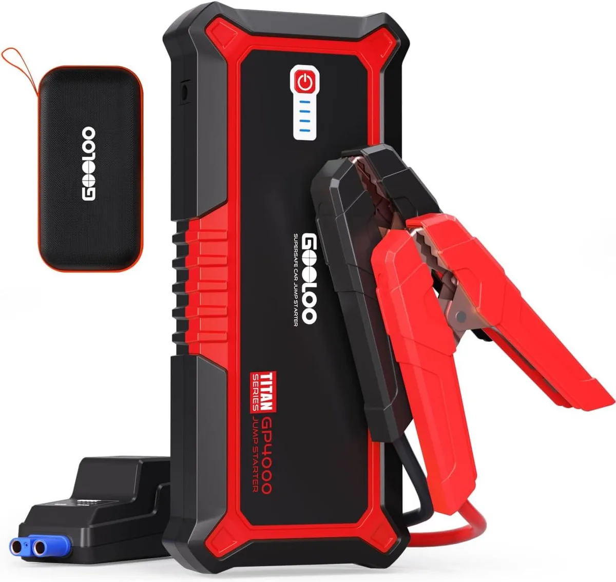 GOOLOO GOOLOO GP4000-RED 4000A jump starter 10.0L diesel — product photo