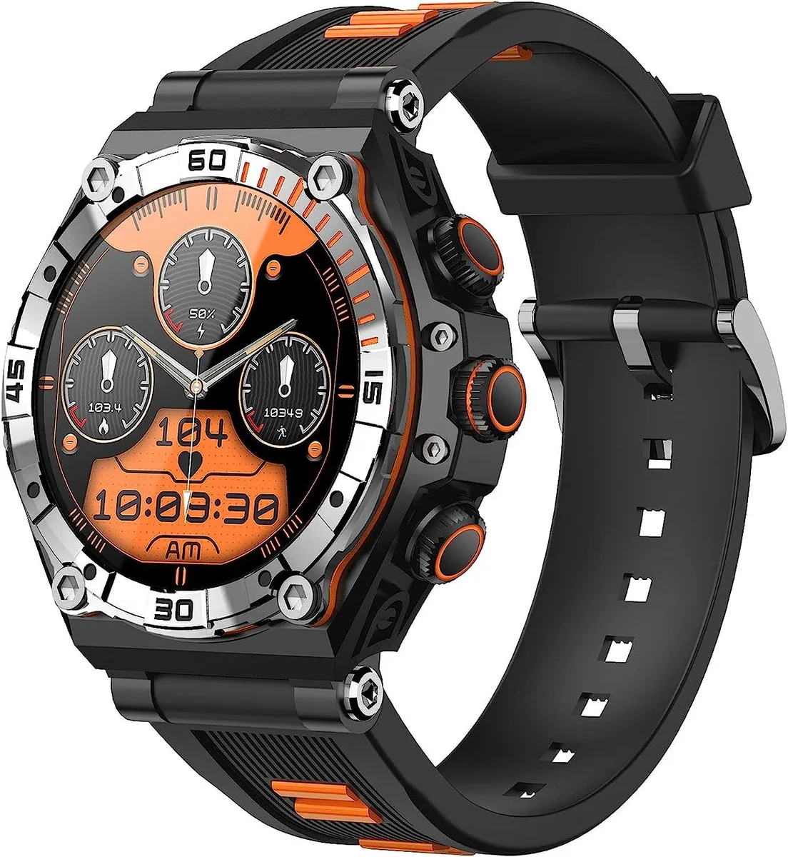 AUTYUE AUTYUE 1.43 AMOLED Smart Watch Orange 700 mAh Bluetooth 5.2 IP68 — product photo