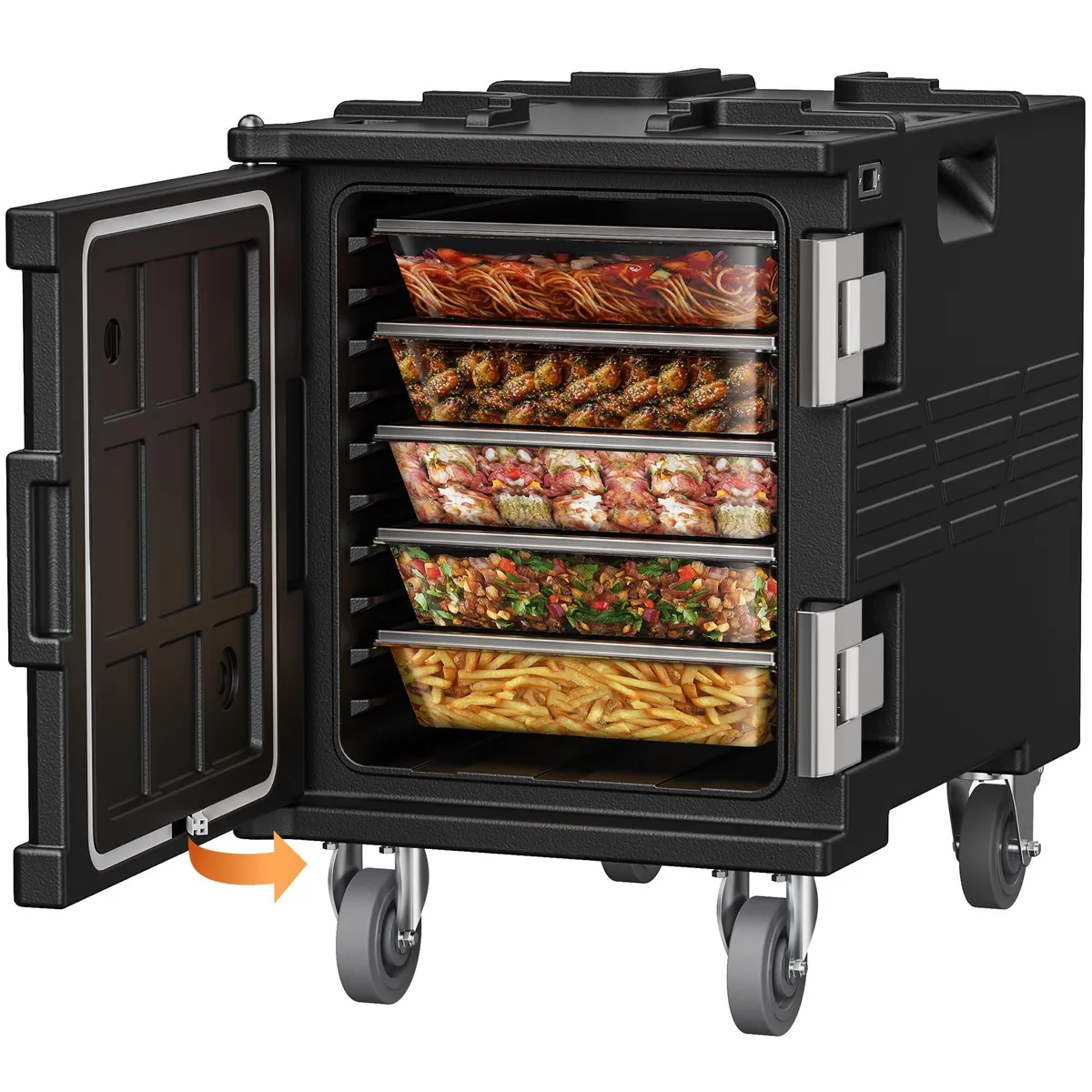 CAMMOO CAMMOO 82qt Insulated Food Carrier with Swivel Casters — product photo
