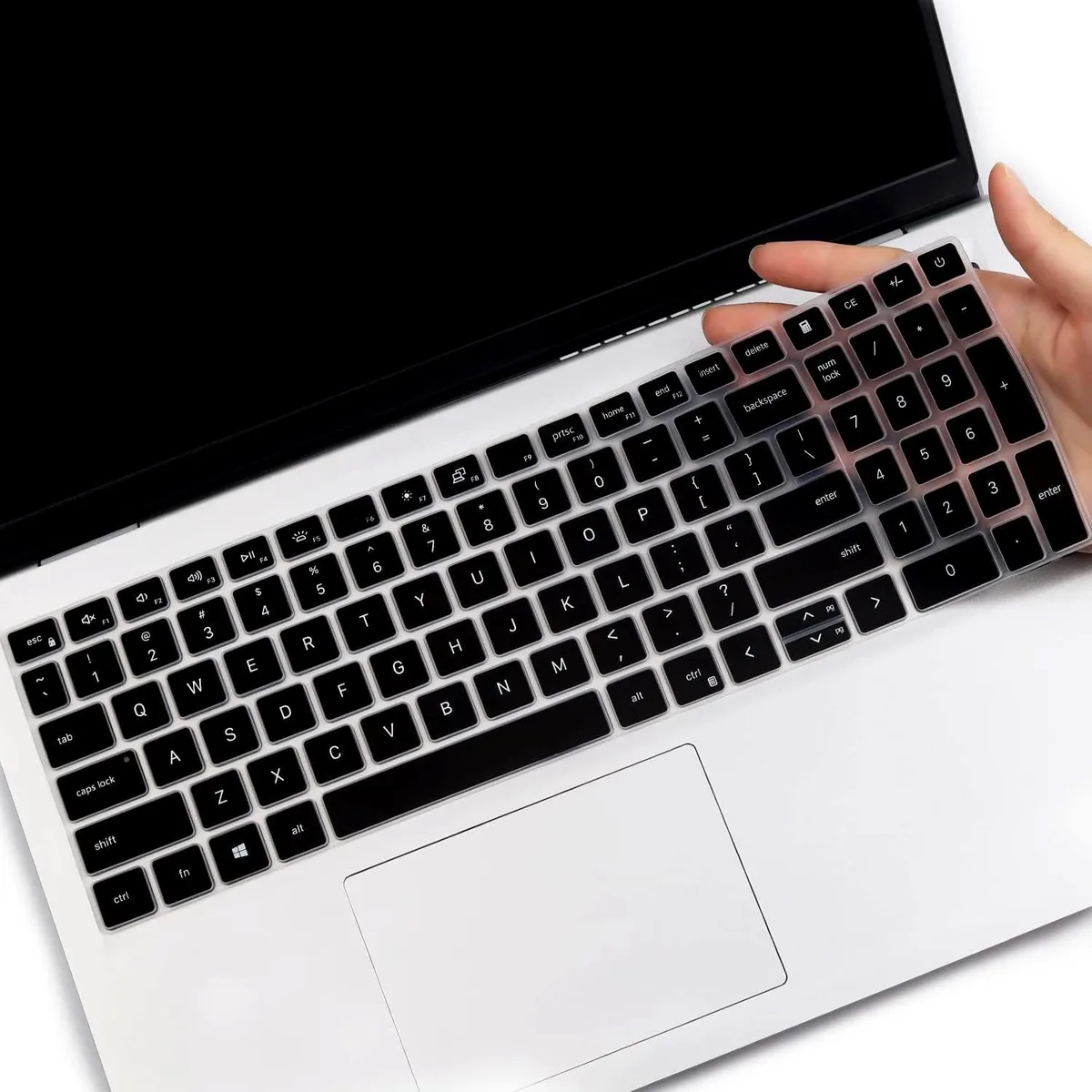  MUBUY-GOL 3501 Keyboard Cover 15.6" Black laptop replacement part — product photo