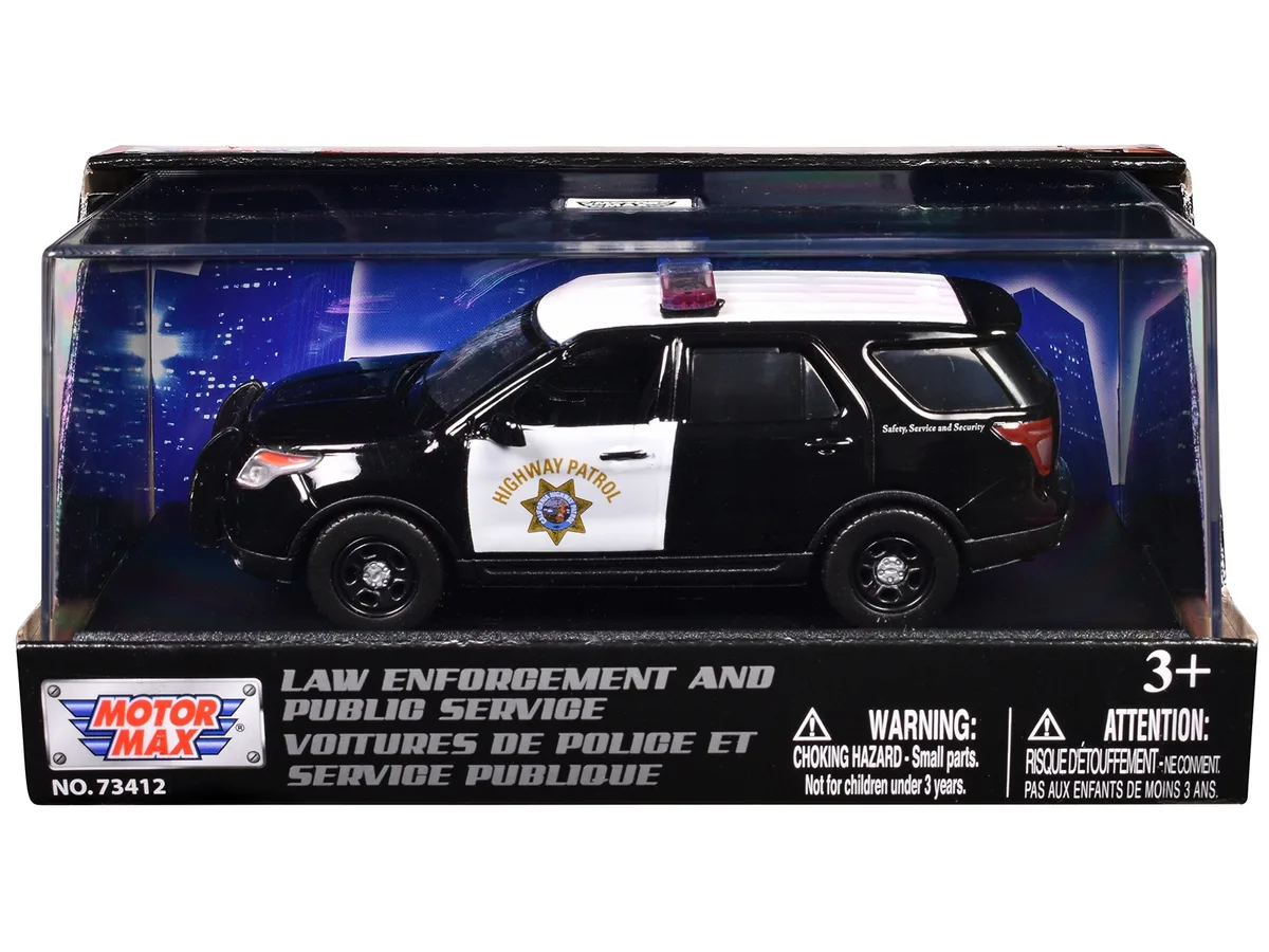 MOTORMAX MOTORMAX 2015 Ford Police Interceptor Utility "California Highway Patrol" 1/43 Diecast — product photo