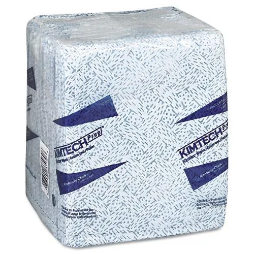 Kimberly-Clark Professional Kimberly-Clark Professional 33560 KIMTEX Wipers 1/4-Fold 12 1/2 x 13 Blue 66/Box 8 Boxes/Carton cleaning — toote foto
