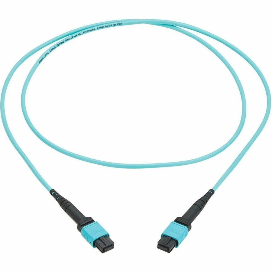 Tripp Lite Tripp Lite 100G OM4 12F MPO/MPO-PC 2m Aqua TAA — product photo