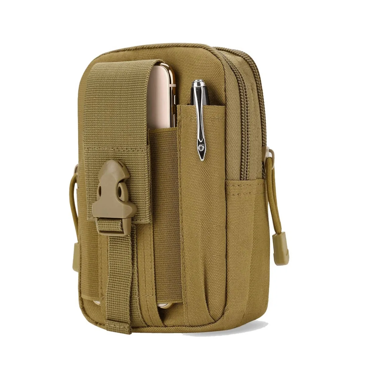 JupiterGear JupiterGear MOLLE Waist Bag Pouch Khaki — product photo