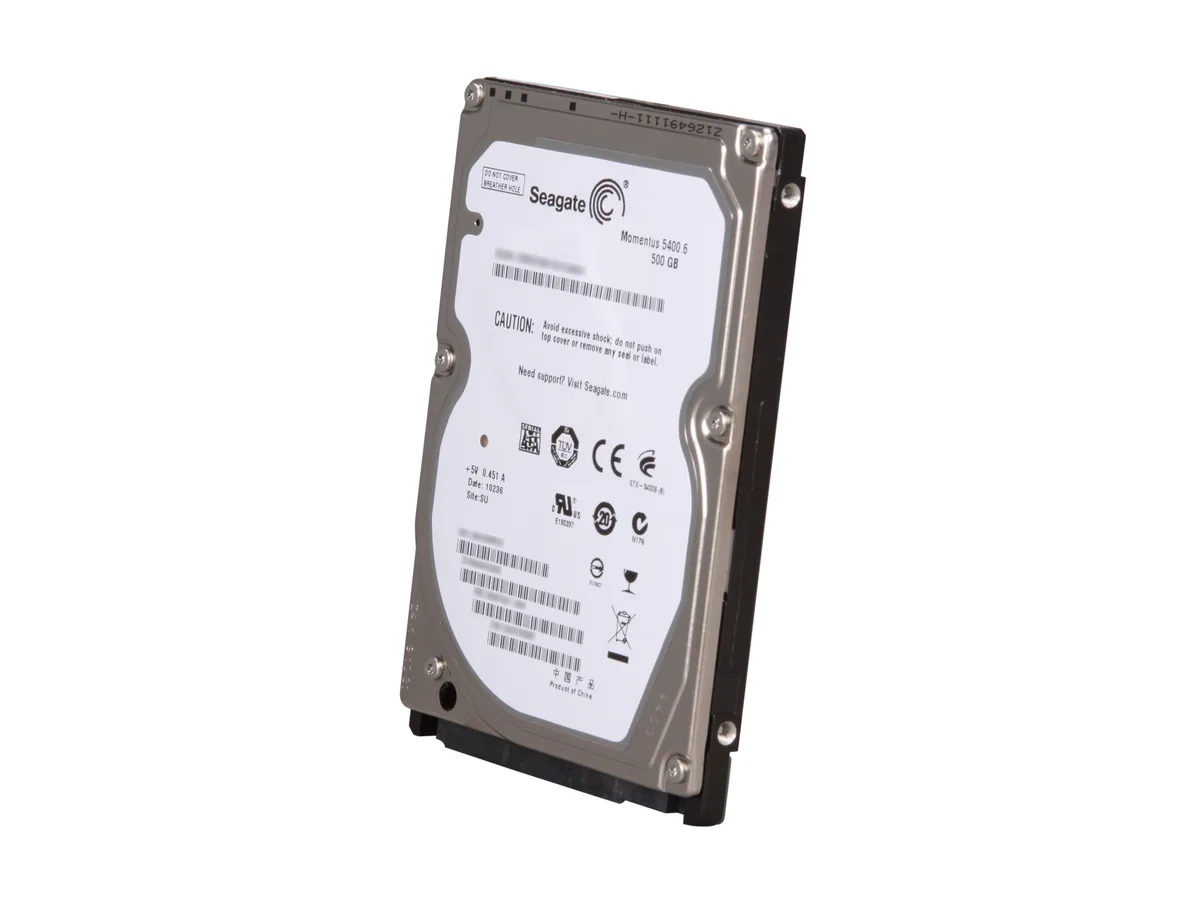 Seagate Seagate ST9500325AS 500GB 5400 RPM 8MB Cache SATA 3.0Gb/s 2.5" laptop hard drive — product photo