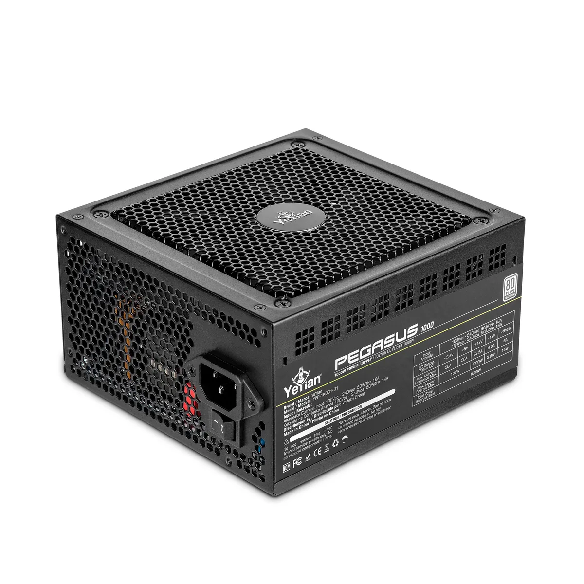 YEYIAN YEYIAN Pegasus 1000W power supply — product photo