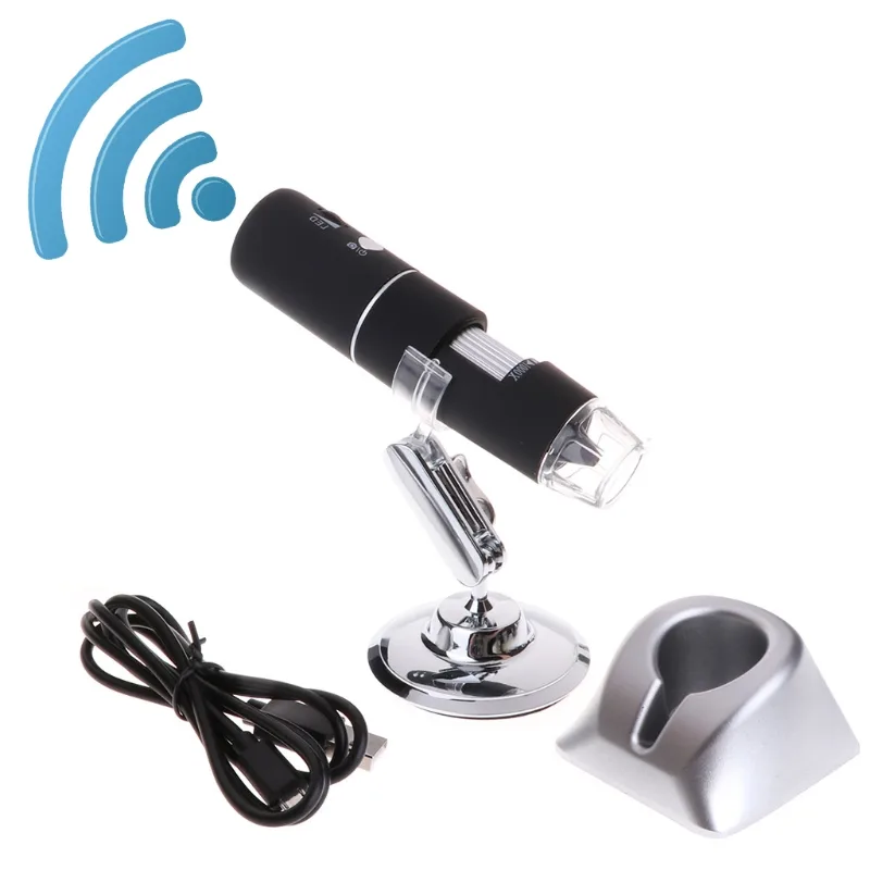 TeKit TeKit 1080P 1000X WiFi USB Handheld Digital Microscope Black — product photo