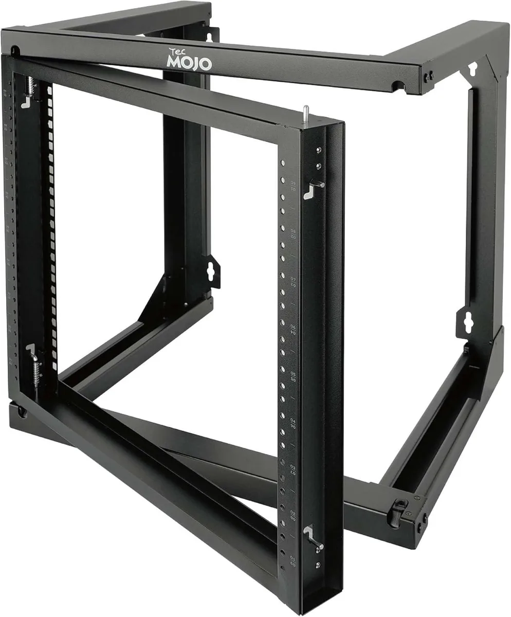BFKK BFKK 9U Wall Mount Server Rack 18in Depth 16in Mounting Holes Swing Gate — product photo