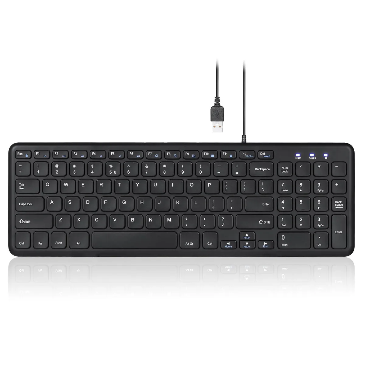Perixx Perixx PERIBOARD-213U Wired Silent USB Scissor Keyboard US English — product photo