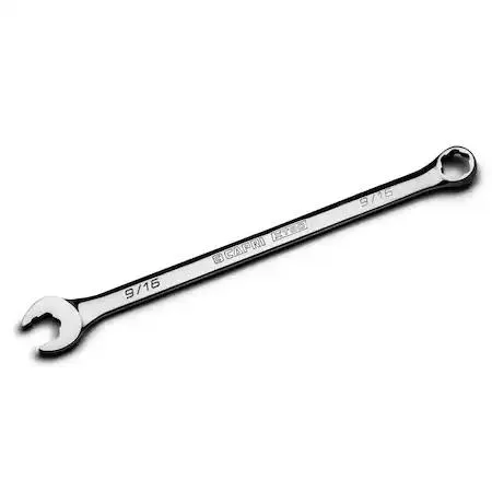 Capri Tools CP11750-S916XT WaveDrive Pro 9/16 in combination wrench, chrome finish, long handle, offset box end
