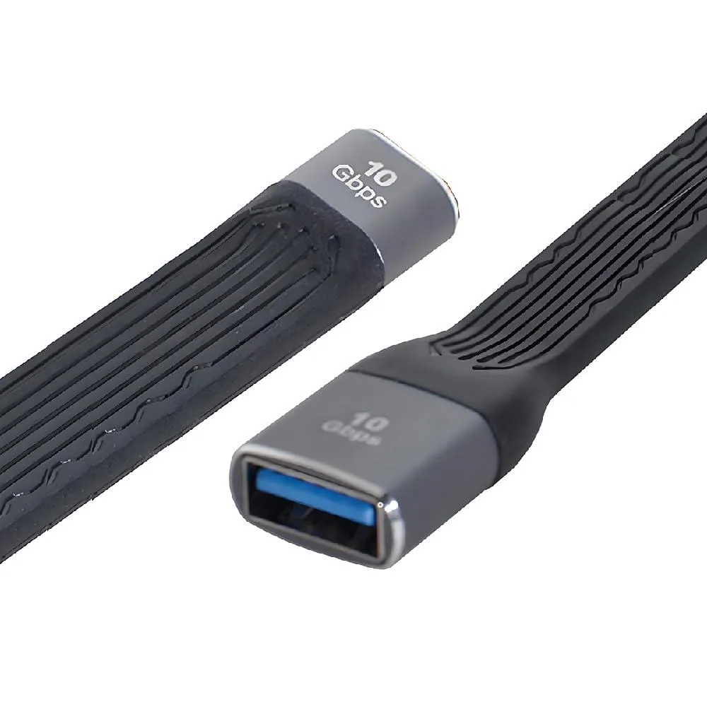 Fervit Fervit USB 3.1 Type-C Female to Type-A Female OTG FPC Cable 13cm 10Gbps — product photo