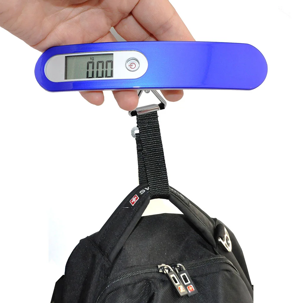 iKKEGOL iKKEGOL 50kg/110lb Digital Luggage Scale 10g Blue — product photo