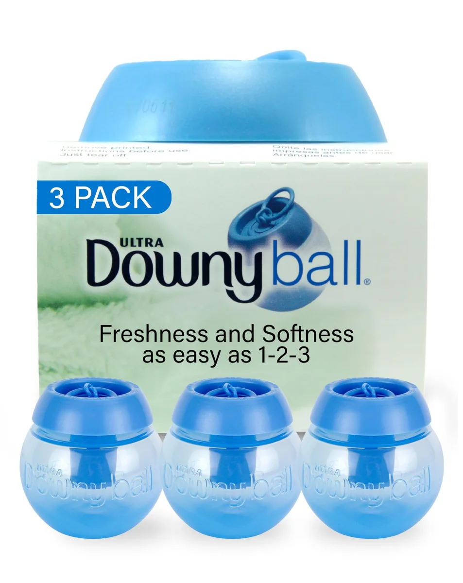  Downy PG-3018B Fabric Softener Dispenser Ball 3 pk dryer accessory — product photo