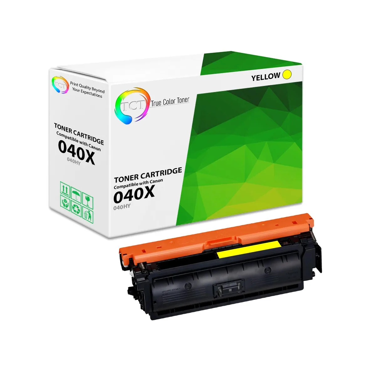 True Color Toner True Color Toner 040HY Yellow High Yield Toner Cartridge 10000 Pages — product photo