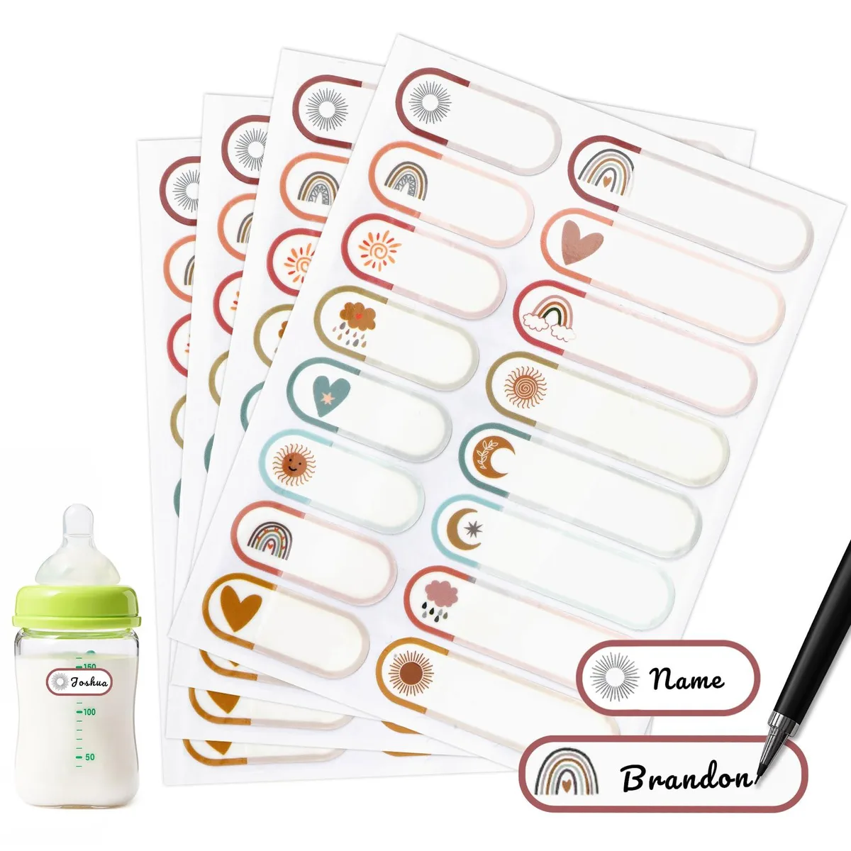  nametz01 Name Labels 320 PCS 20 Sheets 16 Per Sheet — product photo