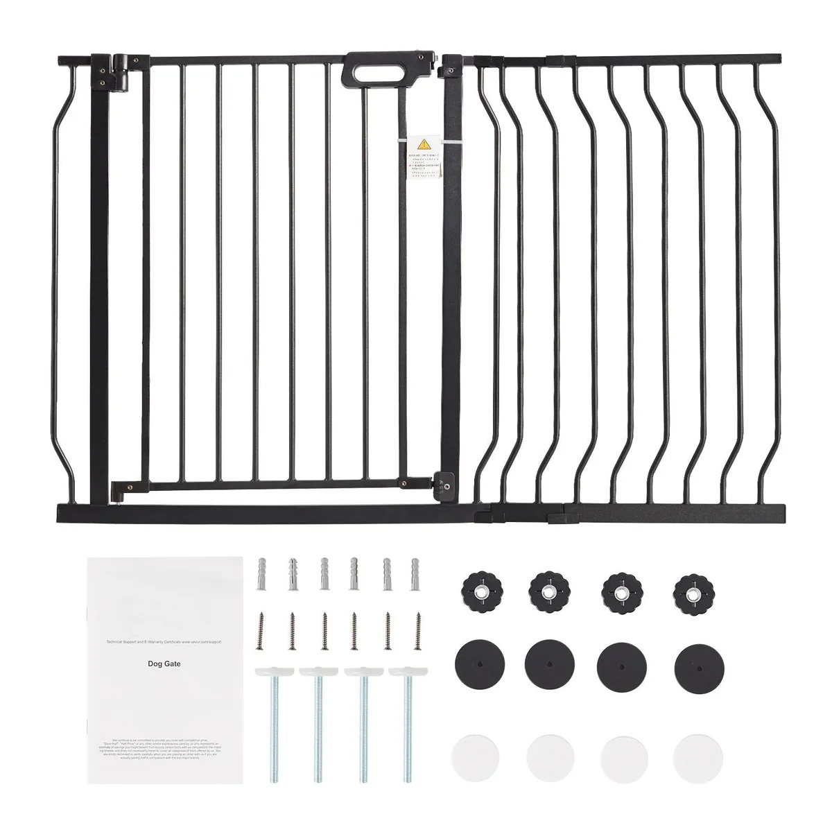 VEVOR VEVOR Baby Gate 29.5"-46.4" Wide 30" High Black B3336 — product photo