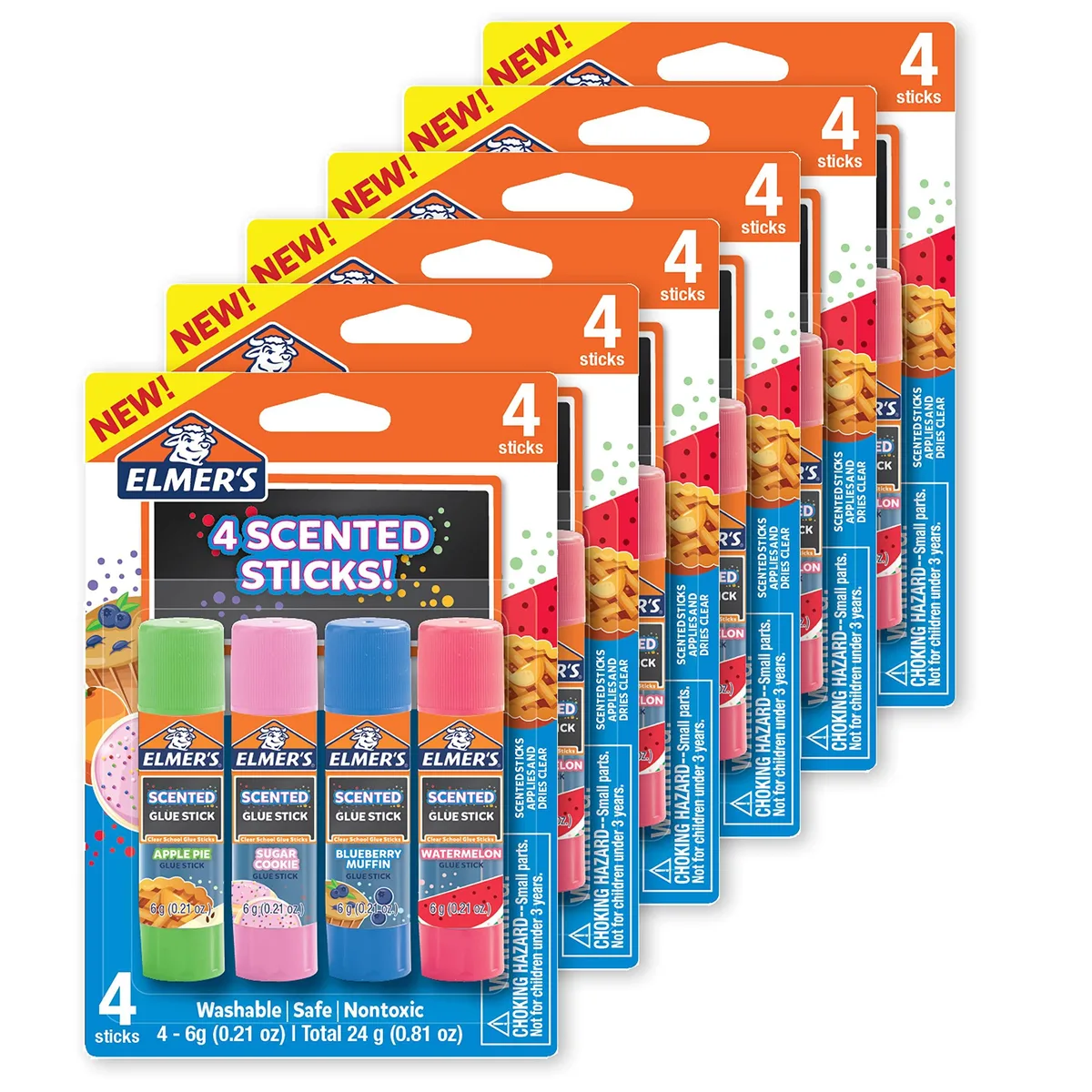  Elmer's 2142958 Scented Glue Sticks Clear 24 Pack — product photo
