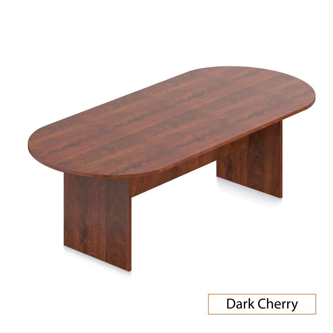 GOF GOF 8 FT Racetrack Conference Table Dark Cherry 95" x 44" x 29.5 — product photo