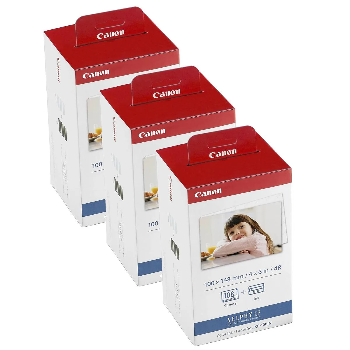Canon Canon KP-108IN 3 Pack Ink & Paper Set 108 Prints 4x6 #3115 — product photo