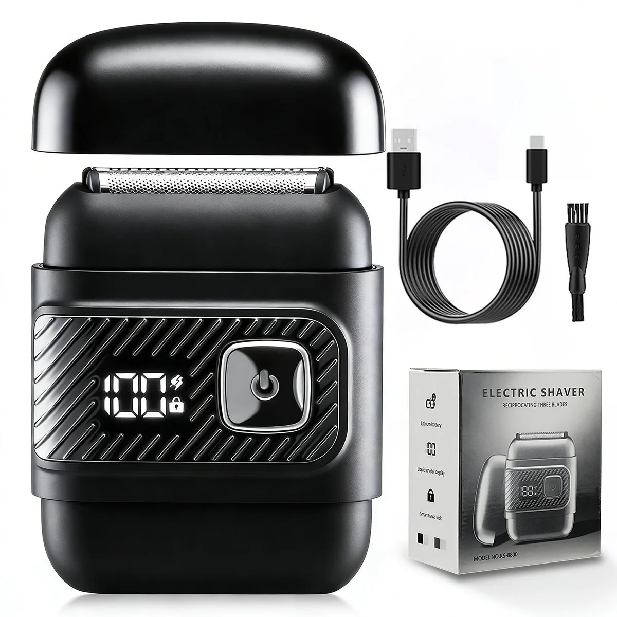 KDYNIX KDYNIX KS-8800 Foil Shaver 3 Heads 60 min Charge 90 min Runtime — product photo