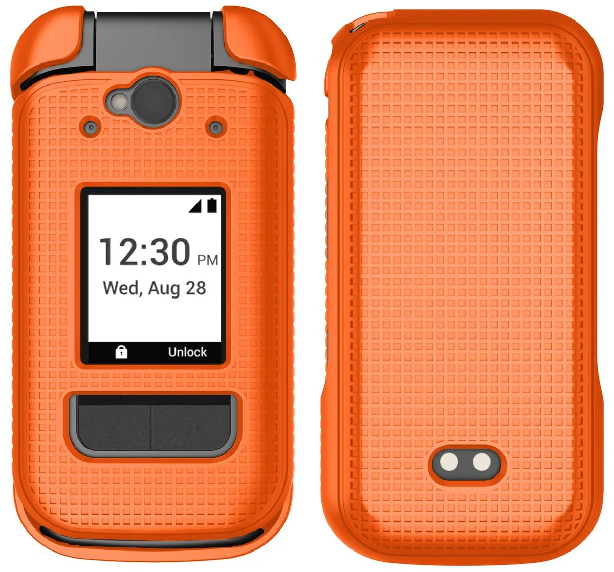 Nakedcellphone Nakedcellphone X320 Grid Texture Hard Shell Case Orange 2025 — product photo