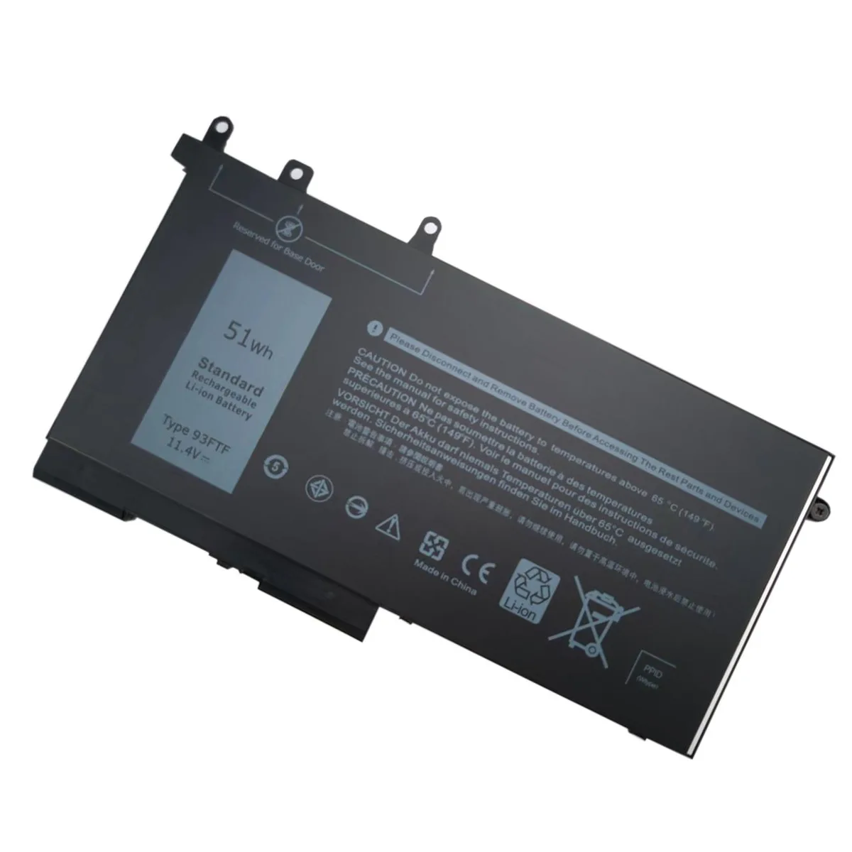 Damaite Damaite 51Wh 93FTF laptop battery for Latitude 5280 5480 — product photo